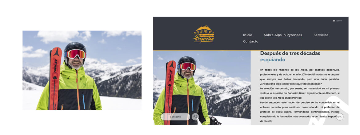 Matteo Zaglio, fundador de Alpsinpyrenees.